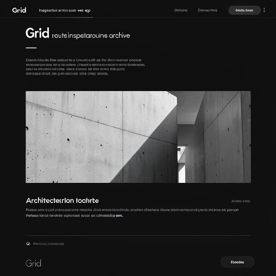Grid app interface